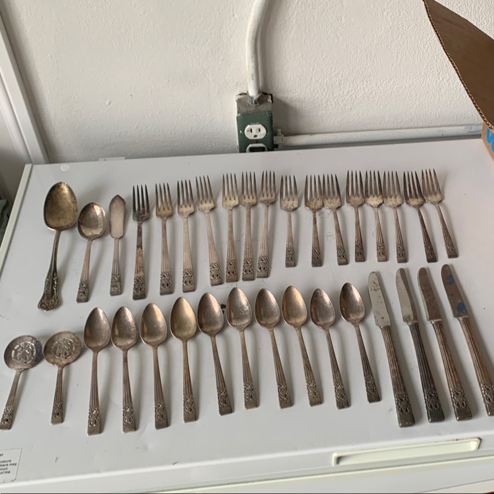 Vintage Silverware Set